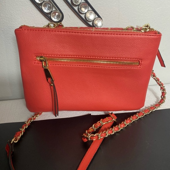 I.N.C. International Concepts Double Crossbody, Orange - Picture 3 of 9